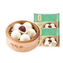 陶陶居中华老字号豆沙包337.5g*2包  18个 儿童早餐包子 广式早茶蒸包