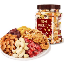 京东百亿补贴：Be&Cheery 百草味 混合坚果 500g 罐