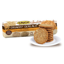 可意奇意大利进口 CRICH 全麦松脆粗粮酥性原味消化饼干250g