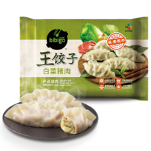 PLUS会员，需首购:必品阁（bibigo）王饺子 白菜猪肉840g/约24只*4件