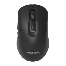 PLUS会员：联想（lenovo）双模轻音鼠标MD13黑色  2.4G无线蓝牙鼠标