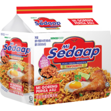 PLUS会员、需首单：sedaap 辉英喜达 印尼拌面 经典风味5包 450g