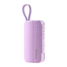 微鳯 超薄胶囊迷你充电宝 5000mAh 二合一自带线