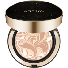 Aekyung Age20's爱敬星空黑气垫bb霜遮瑕提亮持妆粉底23号 SPF50+ 14g*2 礼物