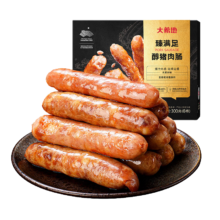 20点开始、plus会员：大希地醇猪肉烤肠300g 0淀粉