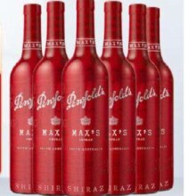 20点开始、PLUS会员：Penfolds 奔富 麦克斯MAX‘S 设拉子干红葡萄酒 750ml*6瓶