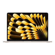 Apple/苹果AI笔记本/2024MacBookAir13.6英寸M3(8+8核)8G256G星光色电脑MRXT3CH/A