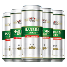 plus会员:哈尔滨啤酒（HARBIN）醇爽 罐装 500mL 18罐