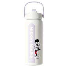 germ 格沵 迪士尼儿童吸管保温杯 奶冻白 480ml