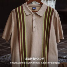 PLUS会员：MADEN 马登工装 美式复古 针织POLO衫
