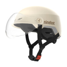 plus会员：Ninebot 九号 四季可用3C品质头盔电动车半盔 白色