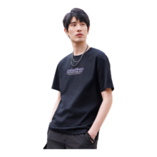 plus会员：京东京造 短袖t恤男士夏季宽松纯棉 PROTECTION*2件