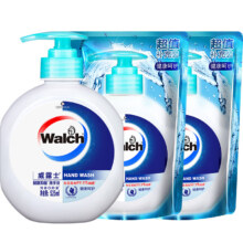 PLUS会员:威露士（Walch）洗手液 健康呵护瓶装525ml+补充装525ml*2