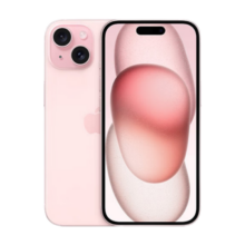 plus会员：Apple/苹果 iPhone 15 (A3092) 128GB 粉色