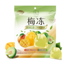 plus：溜溜梅梅冻 天然青梅+芒果果汁果冻 200g/袋*10件