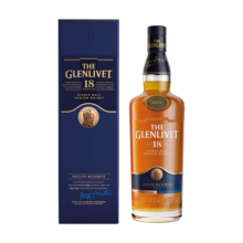 格兰威特（Glenlivet）18年 单一麦芽威士忌 700ml 礼盒装 进口洋酒