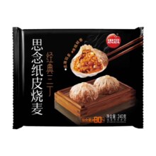 PLUS会员:思念 经典三丁纸皮烧麦240g 任选6件