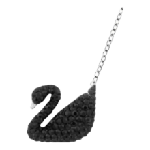 施华洛世奇 SWAN 黑天鹅小号银链 项链女生日礼物女5347330