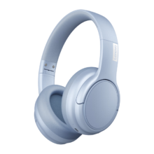 联想（Lenovo）头戴式无线蓝牙耳机 游戏电竞低延迟高音质立体声音乐通话降噪运动耳机 30h长续航 TH20蓝色