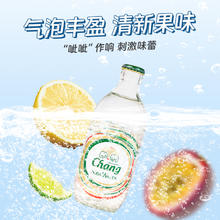 Chang 象牌 泰象苏打水泰国进口原味气泡水无糖饮料青柠檬味汽水整箱