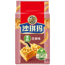 PLUS会员：徐福记 芝麻沙琪玛 香酥芝麻味469g/袋  约18枚 *2件