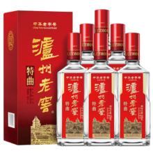 plus：泸州老窖 特曲 浓香型 高度白酒 52度500ml*6瓶