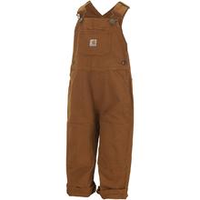 Carhartt 儿童 CM8609 宽松版型帆布工装裤 - 男孩,棕色（Carhartt）,24 个月