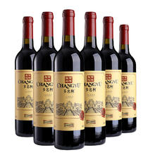 CHANGYU 张裕 彩龙赤霞珠干红葡萄酒750ml*6瓶整箱装国产红酒