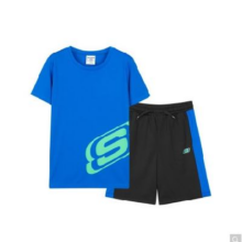 SKECHERS 斯凯奇 儿童短袖套装