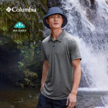 PLUS会员：Columbia 哥伦比亚 户外POLO衫 AE3614 011 吸湿科技