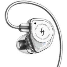 兴戈（SIMGOT） EW100 入耳式有线耳机动圈HiFi电脑游戏电竞音乐耳塞 EW100透明版 3.5不带麦