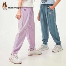 Hush Puppies 暇步士 童装儿童2024夏季梭织长裤（多款、105-170cm）