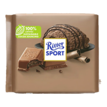概率券、plus会员：Ritter SPORT 瑞特斯波德 瑞特滋 德国可可慕斯夹心牛奶巧克力100g