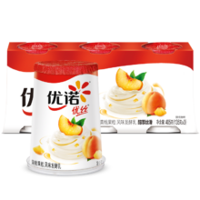 plus会员：优诺（yoplait）优丝果粒黄桃味酸奶135gx3杯*8件