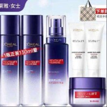 需首购、plus会员、京东百亿补贴:欧莱雅（LOREAL）套装护肤礼盒 玻尿酸自用基础6件套