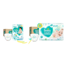 帮宝适(Pampers)清新帮纸尿裤M96片(6-11kg)  中码尿裤尿不湿
