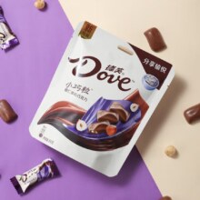 Plus会员、有券的上：Dove 德芙 袋装榛仁果粒巧克力84g礼物休闲下午茶小零食糖果