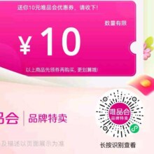 唯品会199-10全场券