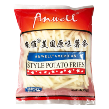 安维（Anwell）美国原味薯条 400g  1袋 冷冻薯条油炸小食 空气炸锅 半成品菜