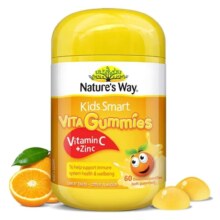 plus会员、需首购:Nature’s Way佳思敏 儿童VC维生素C加锌软糖 维C 60粒
