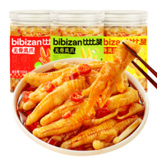 比比赞（BIBIZAN）无骨鸡爪  柠檬酸辣味 500g