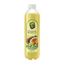 第二件0元 豪园油柑百香果汁1.25L*2瓶