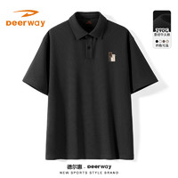 Deerway 德尔惠 男士华夫格运动polo衫