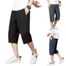 PLUS专享立减：NASA RHUDE 速干冰丝七分裤子