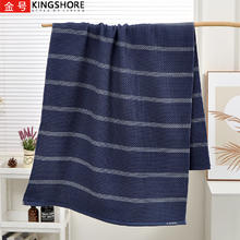 KINGSHORE 金号 纯棉浴巾蜂巢透气速干洗澡巾柔软吸水不掉毛沙滩巾 140*70c