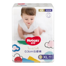 京东百亿补贴、PLuS会员:好奇（Huggies）金装云感裤拉拉裤XL 1包 40片