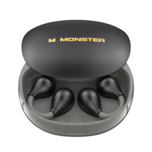 魔声（Monster）Open Ear AC500无线蓝牙耳机 不入耳迷你耳夹式开放耳机 运动跑步防水降噪 久戴不痛高清通话 白色