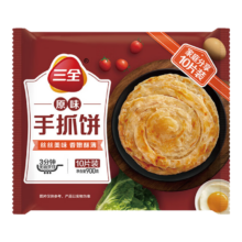 Plus会员：三全 原味手抓饼900g/10片装*4件+凑单（多款选择）