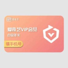 爱奇艺 白金会员年卡