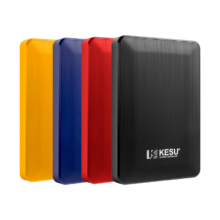 6日10点：KESU 科硕  移动硬盘 USB3.0 时尚黑+硅胶套 500G